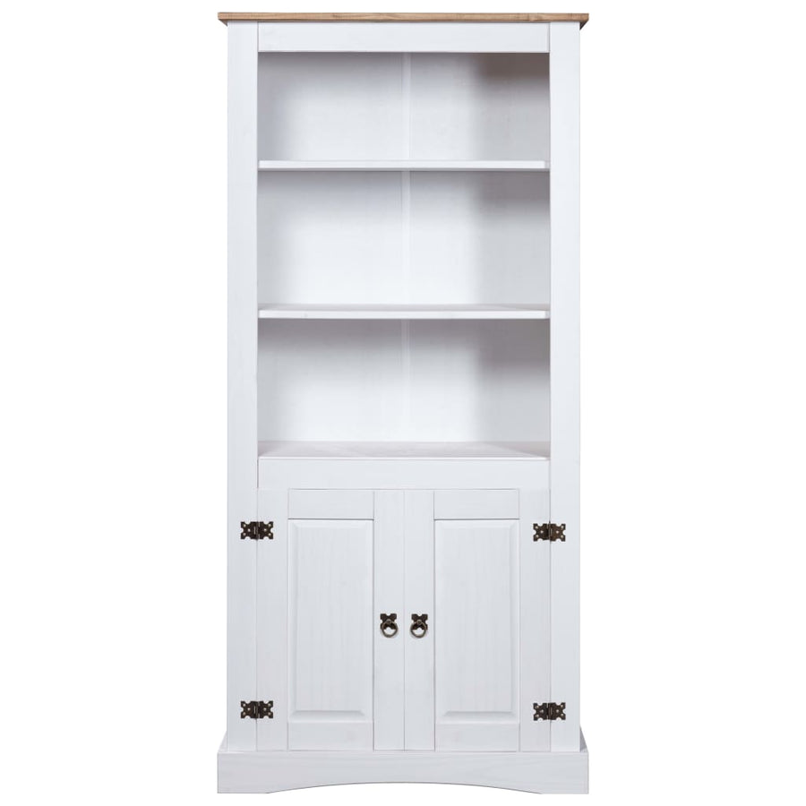 Wandkast 80X40X70 Cm Mexicaans Grenenhout Corona-Stijl Wit