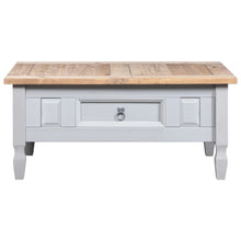 Salontafel 00X55X45 Cm Mexicaans Grenenhout Corona-Stijl Grijs