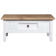 Salontafel 00X55X45 Cm Mexicaans Grenenhout Corona-Stijl Wit