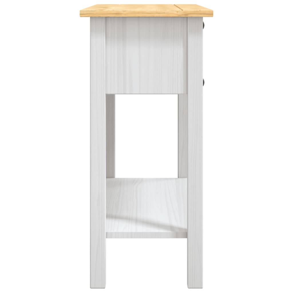 Wandtafel Mexicaans Grenenhout Corona-Stijl 90X34,5X73 Cm Wit
