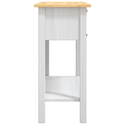Wandtafel Mexicaans Grenenhout Corona-Stijl 90X34,5X73 Cm Wit