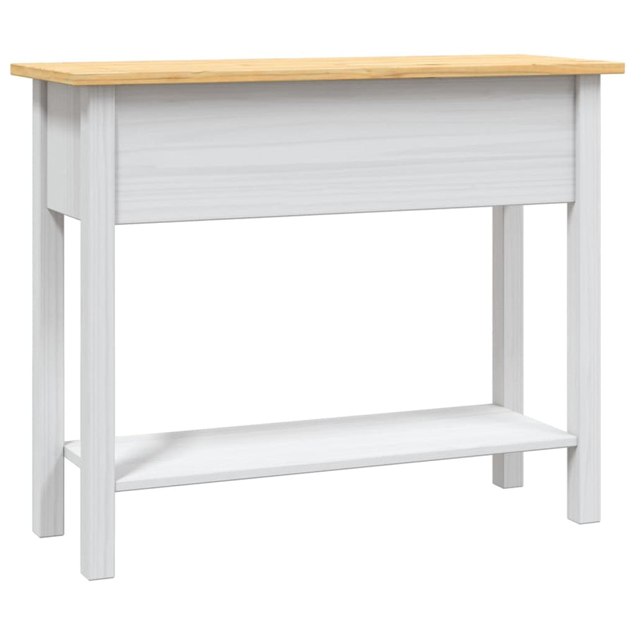 Wandtafel Mexicaans Grenenhout Corona-Stijl 90X34,5X73 Cm Wit