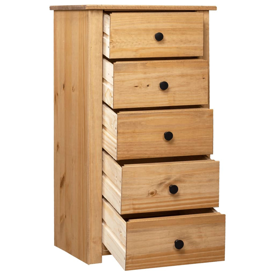 Dressoir Panama Range 46X40X89 Cm Grenenhout Bruin