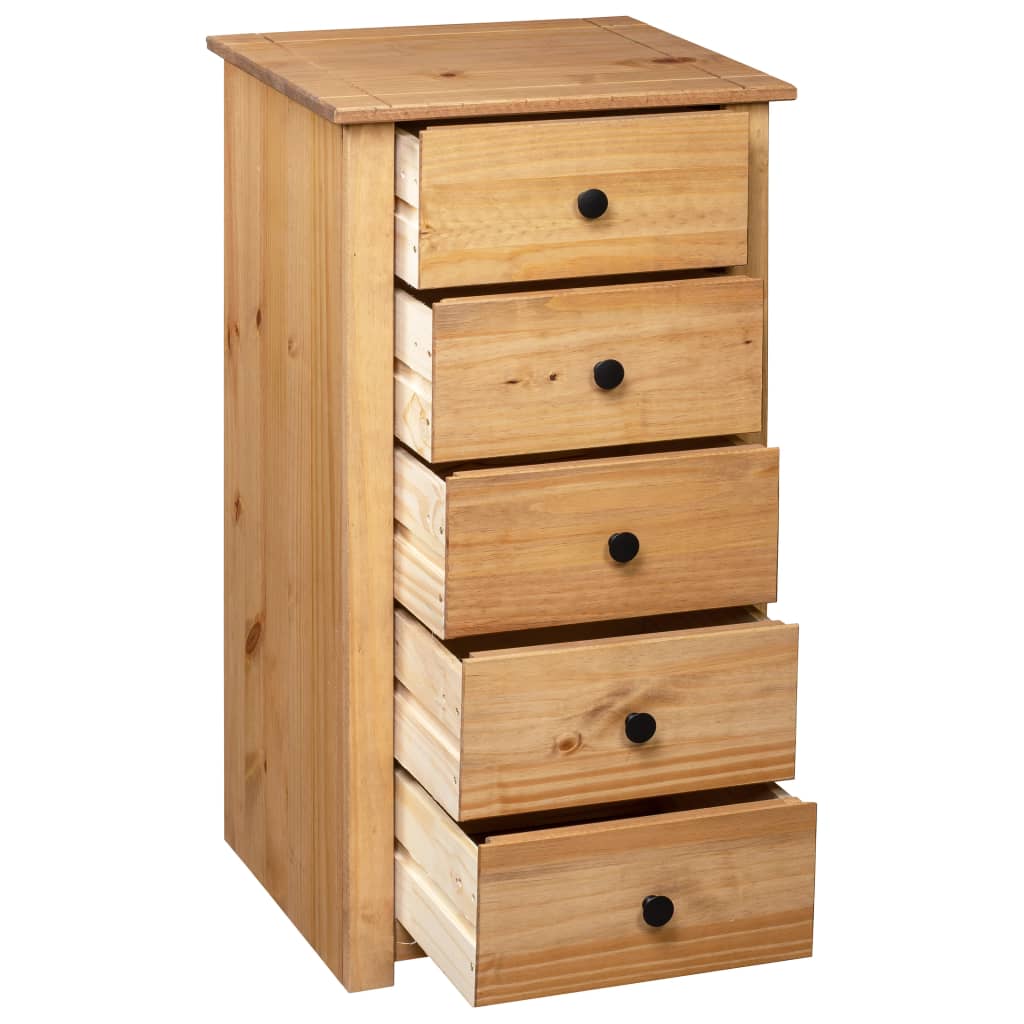 Dressoir Panama Range 46X40X89 Cm Grenenhout Bruin