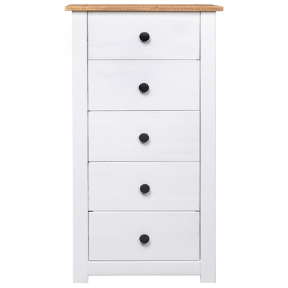 Dressoir Panama Range 46X40X89 Cm Grenenhout Wit