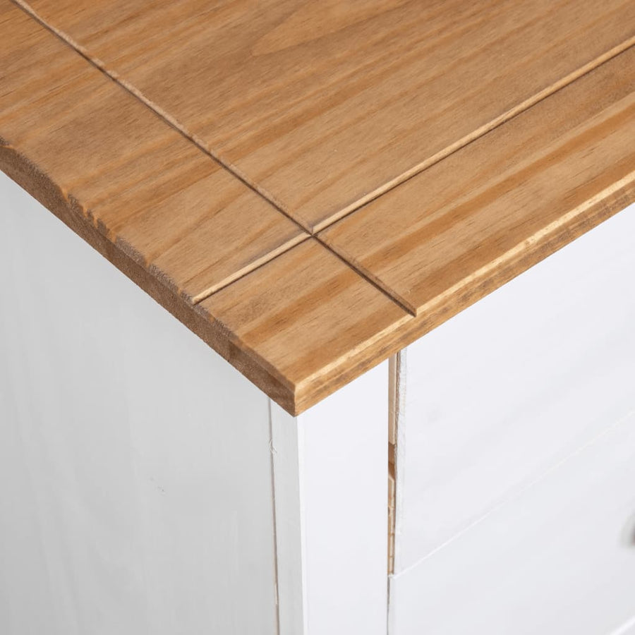 Dressoir Panama Range 46X40X89 Cm Grenenhout Wit