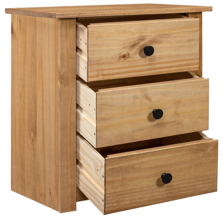 Nachtkastje Panama Range 46X40X57 Cm Grenenhout Bruin