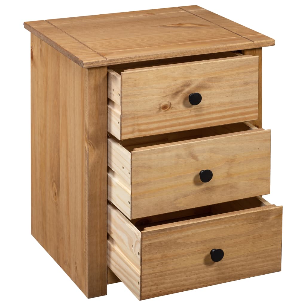 Nachtkastje Panama Range 46X40X57 Cm Grenenhout Bruin