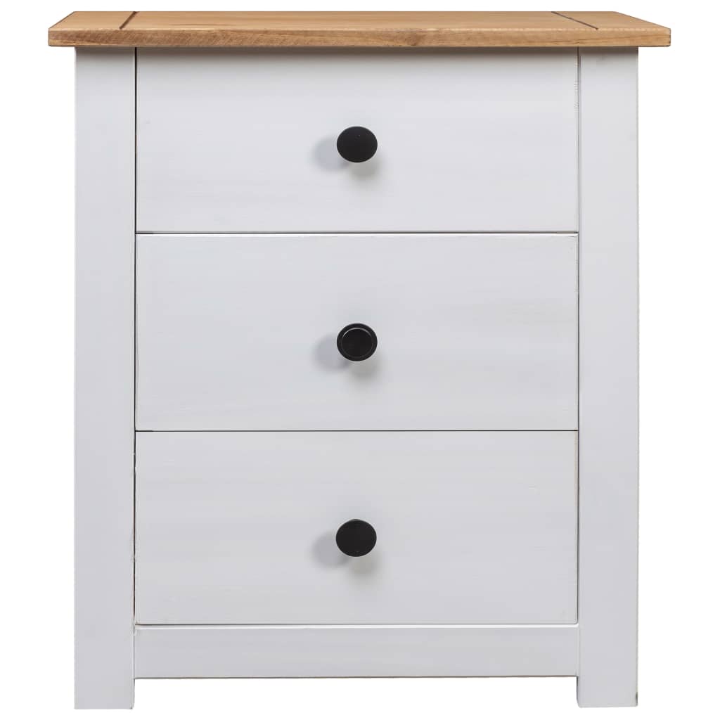 Nachtkastje Panama Range 46X40X57 Cm Grenenhout Wit