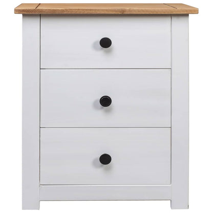 Nachtkastje Panama Range 46X40X57 Cm Grenenhout Wit