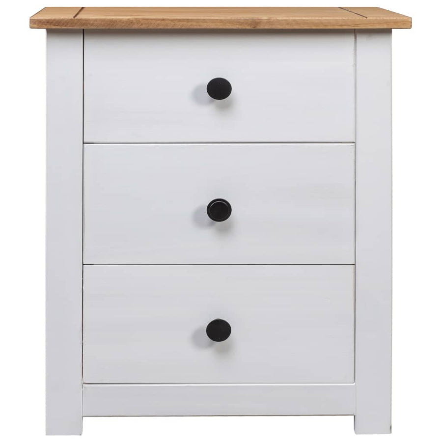 Nachtkastje Panama Range 46X40X57 Cm Grenenhout Wit
