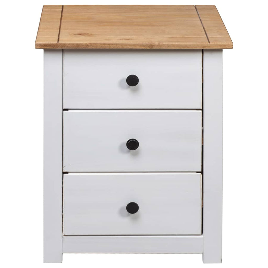 Nachtkastje Panama Range 46X40X57 Cm Grenenhout Wit