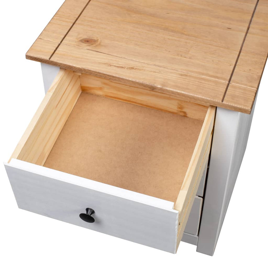 Nachtkastje Panama Range 46X40X57 Cm Grenenhout Wit