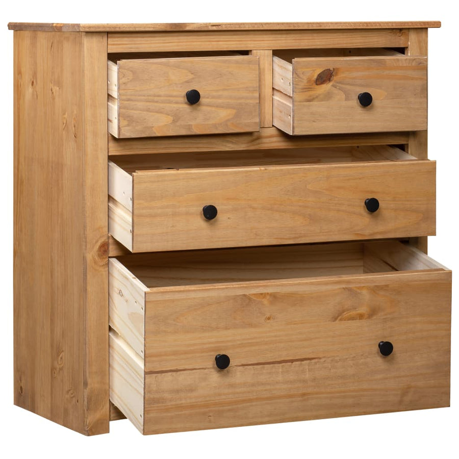 Dressoir Panama Range 80X40X83 Cm Grenenhout Bruin