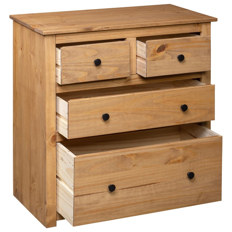 Dressoir Panama Range 80X40X83 Cm Grenenhout Bruin