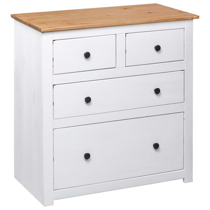 Dressoir Panama Range 80X40X83 Cm Grenenhout Wit