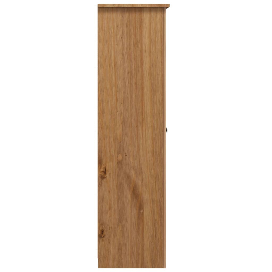 Kledingkast 3 Deuren Panama Range 8X50X7,5 Cm Grenenhout 118 x 50 x 171.5 cm Bruin