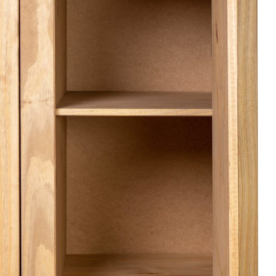 Kledingkast 3 Deuren Panama Range 8X50X7,5 Cm Grenenhout 118 x 50 x 171.5 cm Bruin