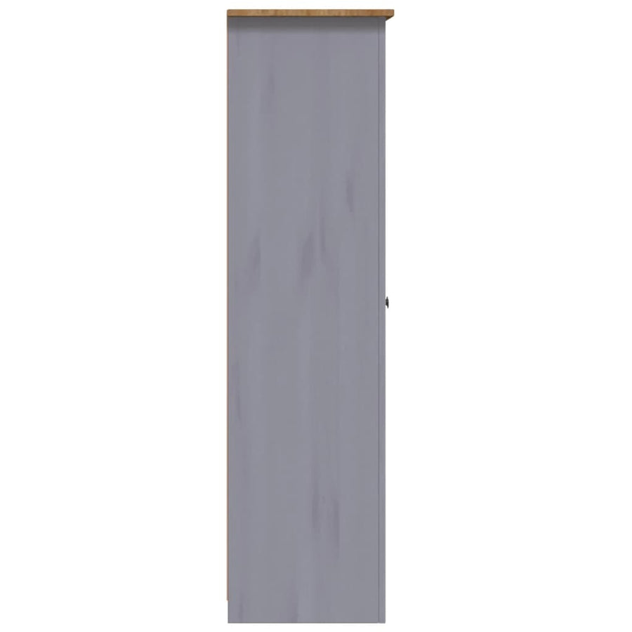 Kledingkast Panama Range 8X50X7,5 Cm Grenenhout 118 x 50 x 171.5 cm Grijs