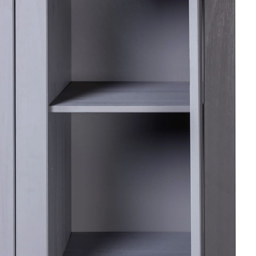 Kledingkast Panama Range 8X50X7,5 Cm Grenenhout 118 x 50 x 171.5 cm Grijs