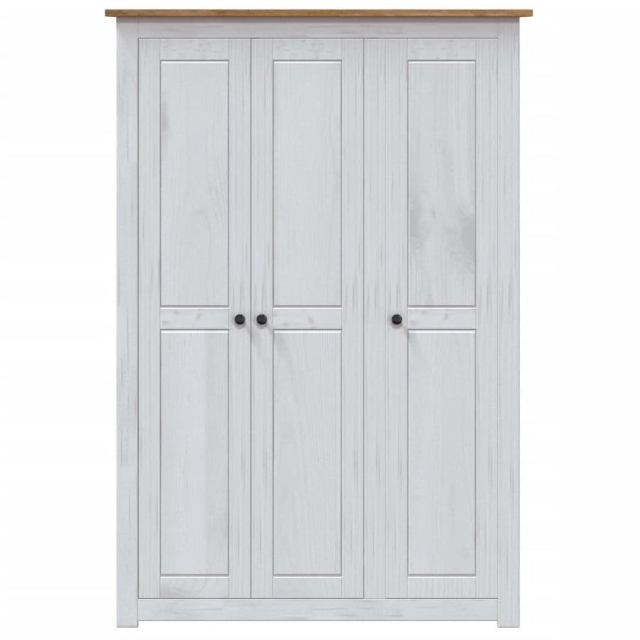 Kledingkast Panama Range 8X50X7,5 Cm Grenenhout 118 x 50 x 171.5 cm Wit