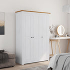 Wardrobe Panama Range 118x50x171.5 cm pine wood white