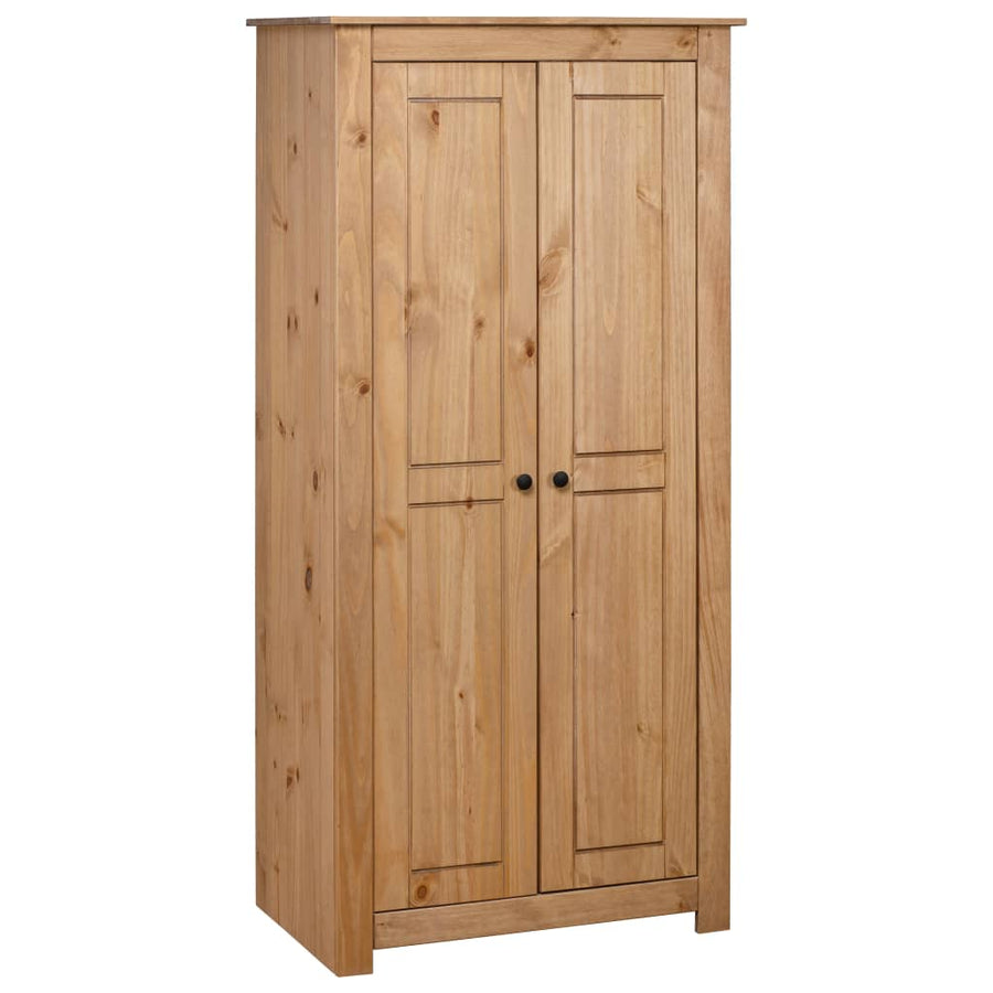 Kledingkast Panama Range 80X50X7,5 Cm Massief Grenenhout 80 x 50 x 171.5 cm Bruin