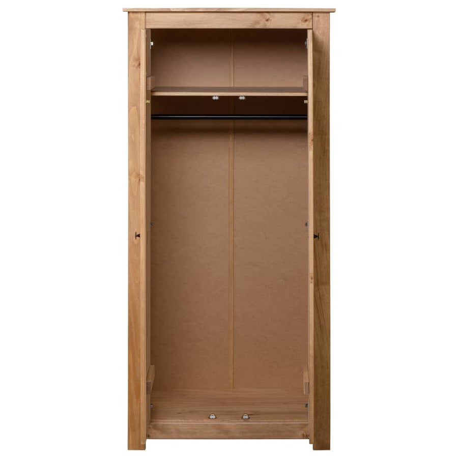 Kledingkast Panama Range 80X50X7,5 Cm Massief Grenenhout 80 x 50 x 171.5 cm Bruin