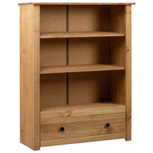 Boekenkast Panama Range 80X35X0 Cm Massief Grenenhout Bruin