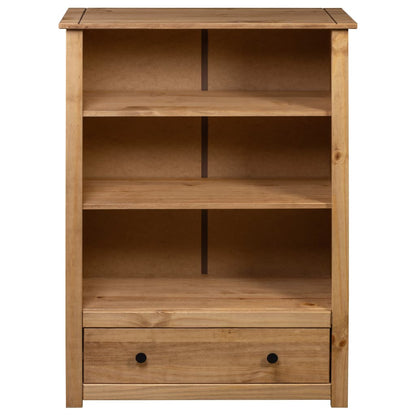 Boekenkast Panama Range 80X35X0 Cm Massief Grenenhout Bruin