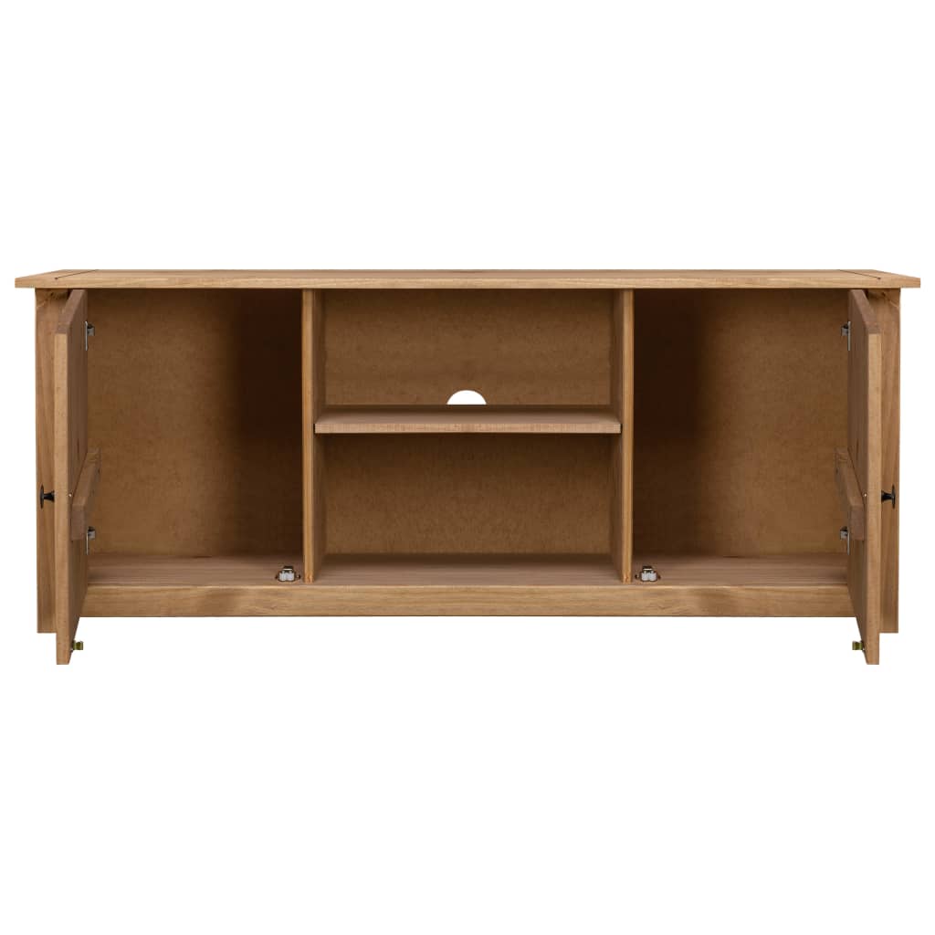 Tv-Kast Panama Range 20X40X50 Cm Massief Grenenhout Bruin