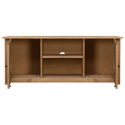 Tv-Kast Panama Range 20X40X50 Cm Massief Grenenhout Bruin