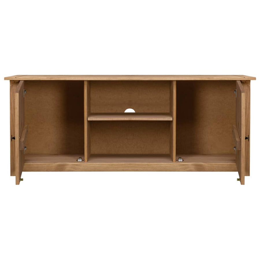 Tv-Kast Panama Range 20X40X50 Cm Massief Grenenhout Bruin