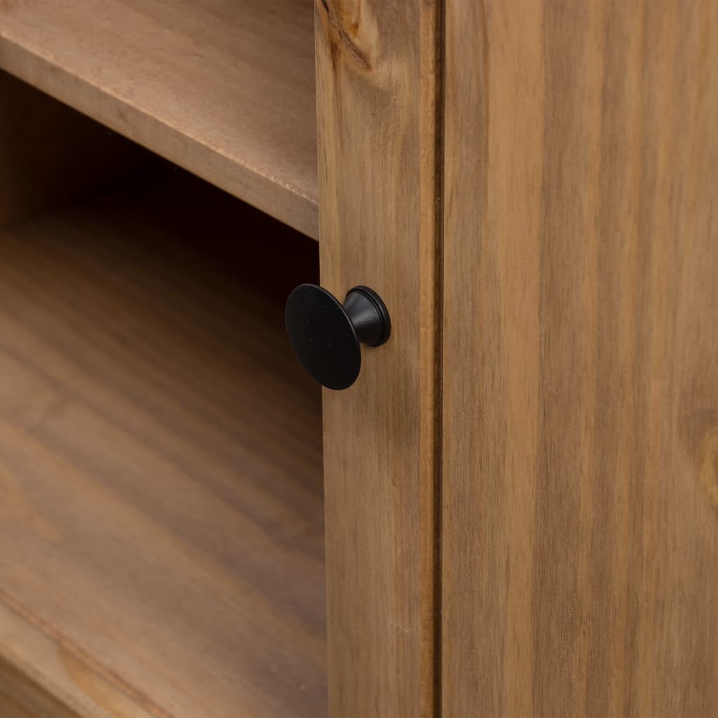 Tv-Kast Panama Range 20X40X50 Cm Massief Grenenhout Bruin