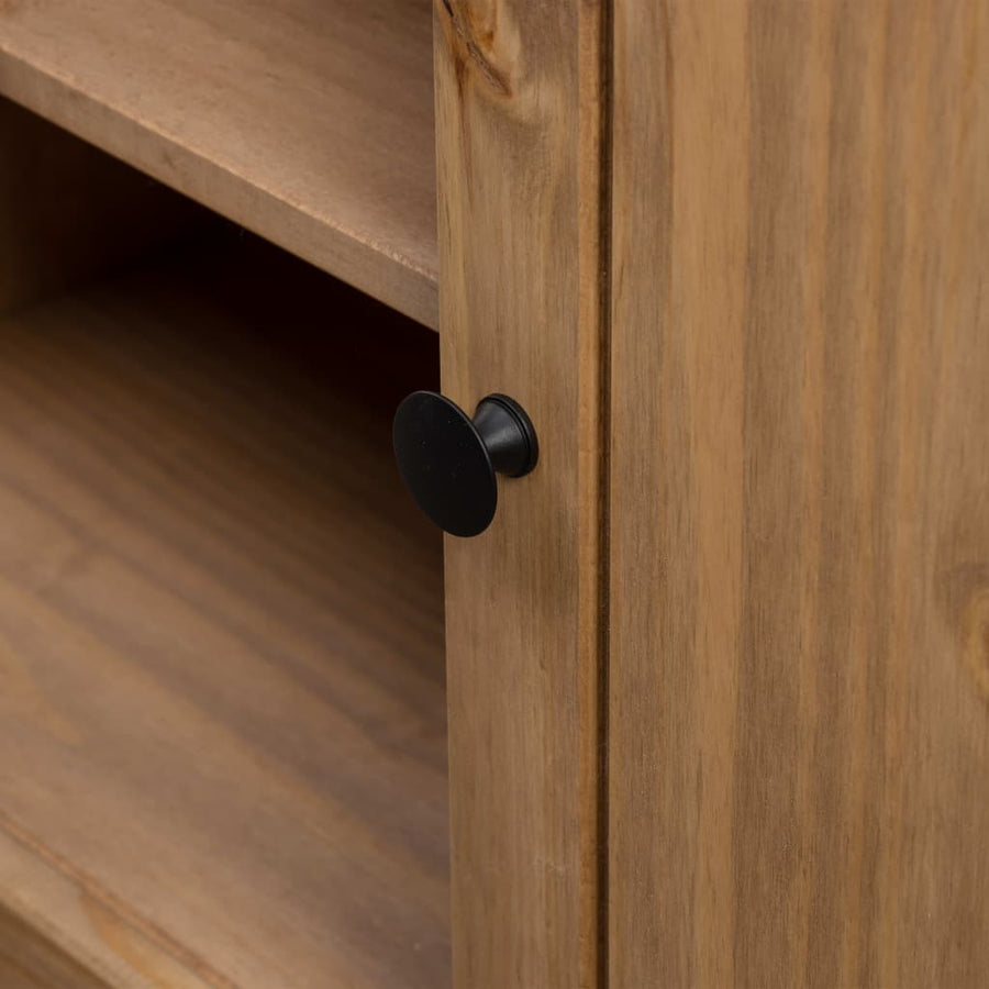 Tv-Kast Panama Range 20X40X50 Cm Massief Grenenhout Bruin