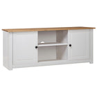 TV Cabinet Panama Range 120x40x50 cm Solid Pine Wood White
