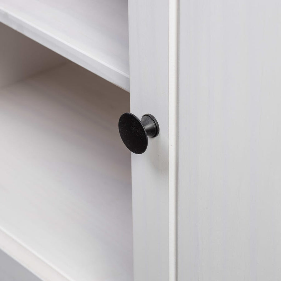 Tv-Kast Panama Range 20X40X50 Cm Massief Grenenhout Wit