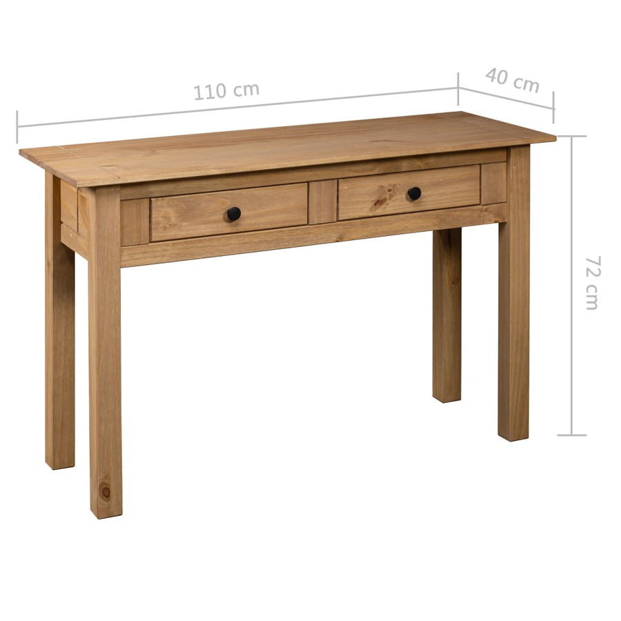 Wandtafel Panama Range 0X40X72 Cm Massief Grenenhout Bruin