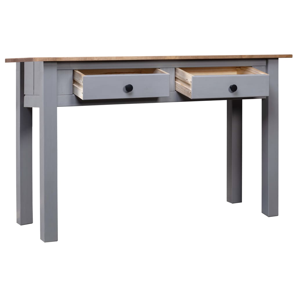 Wandtafel Panama Range 110X40X72 Cm Massief Grenenhout Grijs