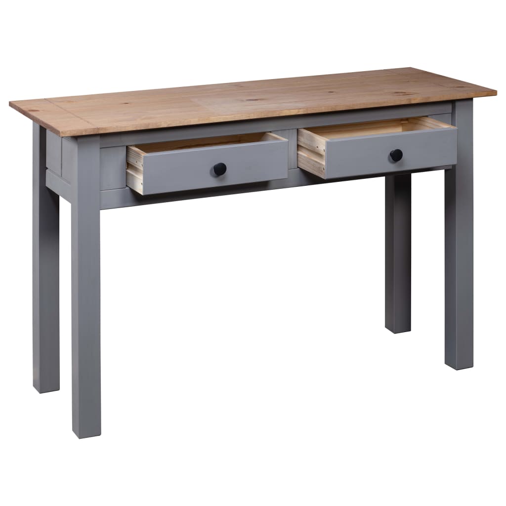 Wandtafel Panama Range 110X40X72 Cm Massief Grenenhout Grijs