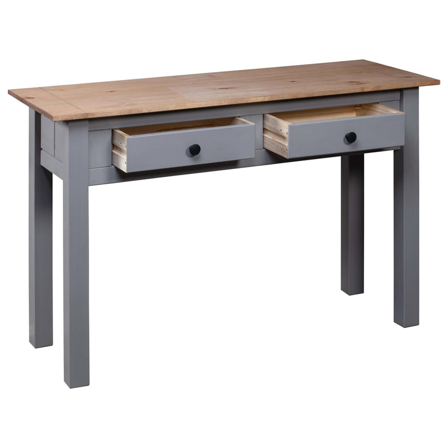 Wandtafel Panama Range 110X40X72 Cm Massief Grenenhout Grijs