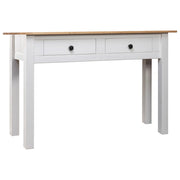 Wandtafel 110x40x72 cm massief grenenhout wit