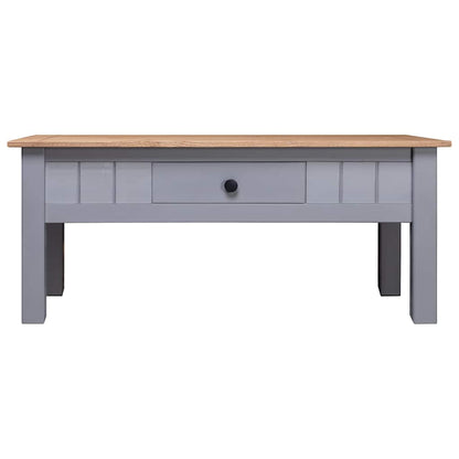 Salontafel Panama Range 100X60X45 Cm Massief Grenenhout Grijs