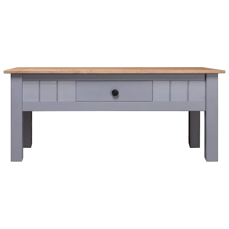 Salontafel Panama Range 100X60X45 Cm Massief Grenenhout Grijs
