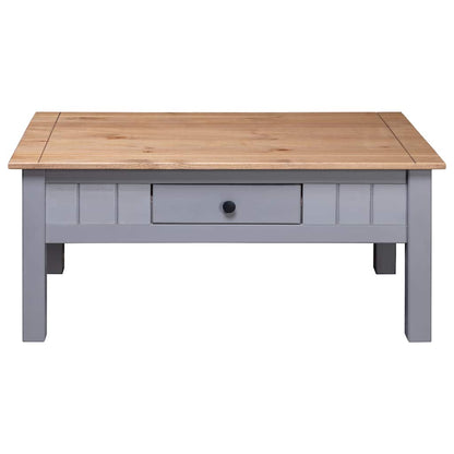 Salontafel Panama Range 100X60X45 Cm Massief Grenenhout Grijs