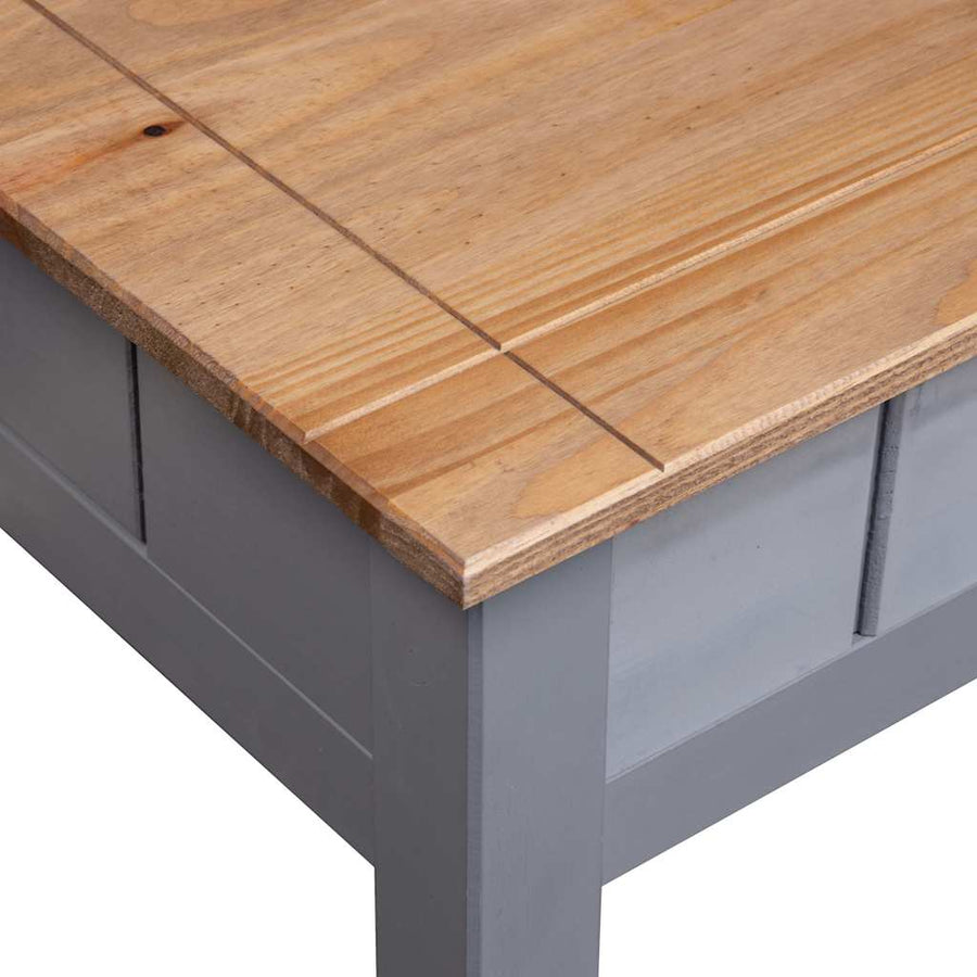 Salontafel Panama Range 100X60X45 Cm Massief Grenenhout Grijs