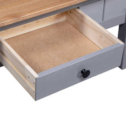 Salontafel Panama Range 100X60X45 Cm Massief Grenenhout Grijs