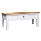 Coffee table Panama Range 100x60x43.5 cm solid pine wood white