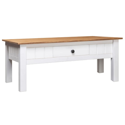 Salontafel Panama Range 00X60X45 Cm Massief Grenenhout Wit