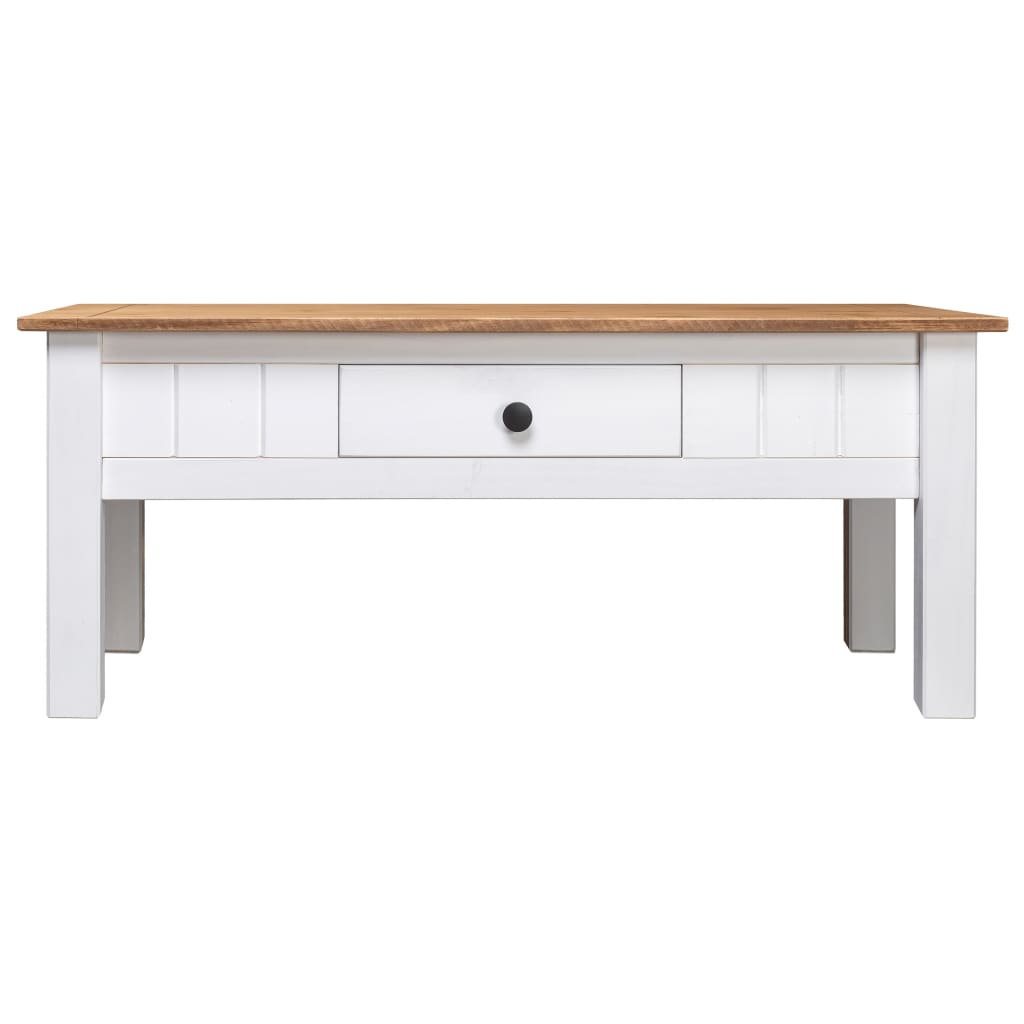 Salontafel Panama Range 00X60X45 Cm Massief Grenenhout Wit